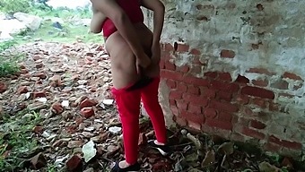 Bhabhi Caught Having Outdoor Sex With A Big Ass Dog In The Jungle