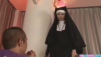 A Sinful Nun Takes Rika Sakurai'S Anal Pleasure To New Heights