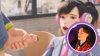 Teen'S Solo Performance In High-Definition Overwatch-Themed Porn