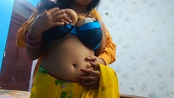 A Chubby Indian Maid With Large Breasts Is Caught Having Sex With Her Employer In Her Home