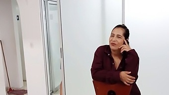 Mature Latina Woman Discovers Her Stepmother Indulging In Self-Pleasure During A Phone Call With Her Lover And Confronts Her