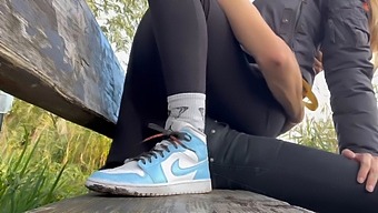 Amateur Teen (18+) With Tight Body Gets Wet And Wild In Public Park